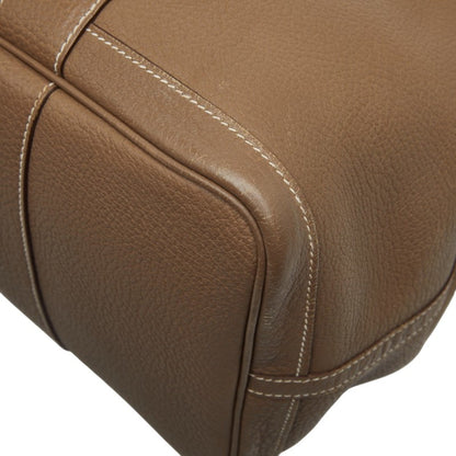 Hermes Beige Etoupe Gray Negonda Leather Handbag Tote Bag (Pre-Owned)