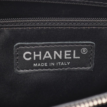 Chanel Black Grained Calfskin Tote Bag (Pre-Owned)