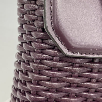 Salvatore Ferragamo Purple Leather Handbag (Pre-Owned)