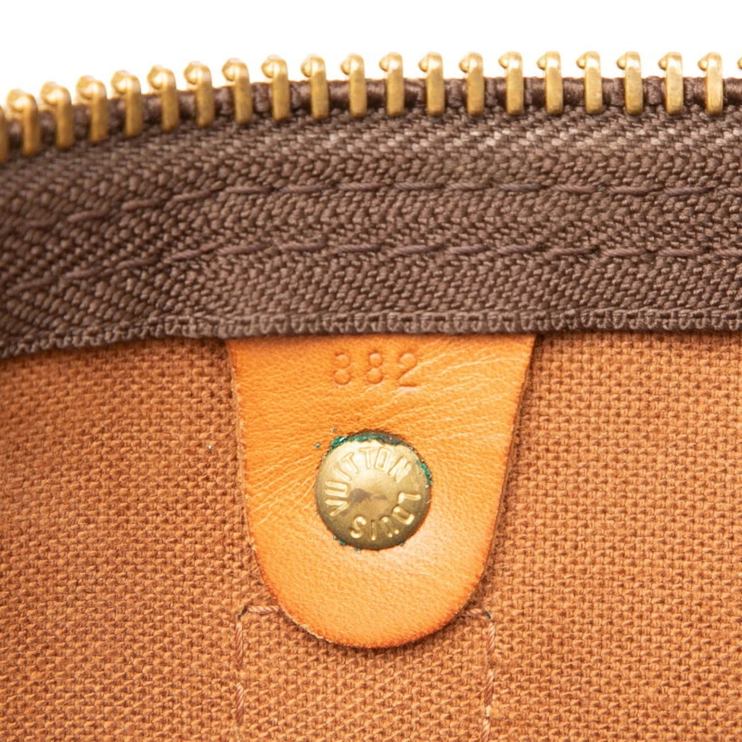 Louis Vuitton Brown Pvc Leather Boston Bag (Pre-Owned)