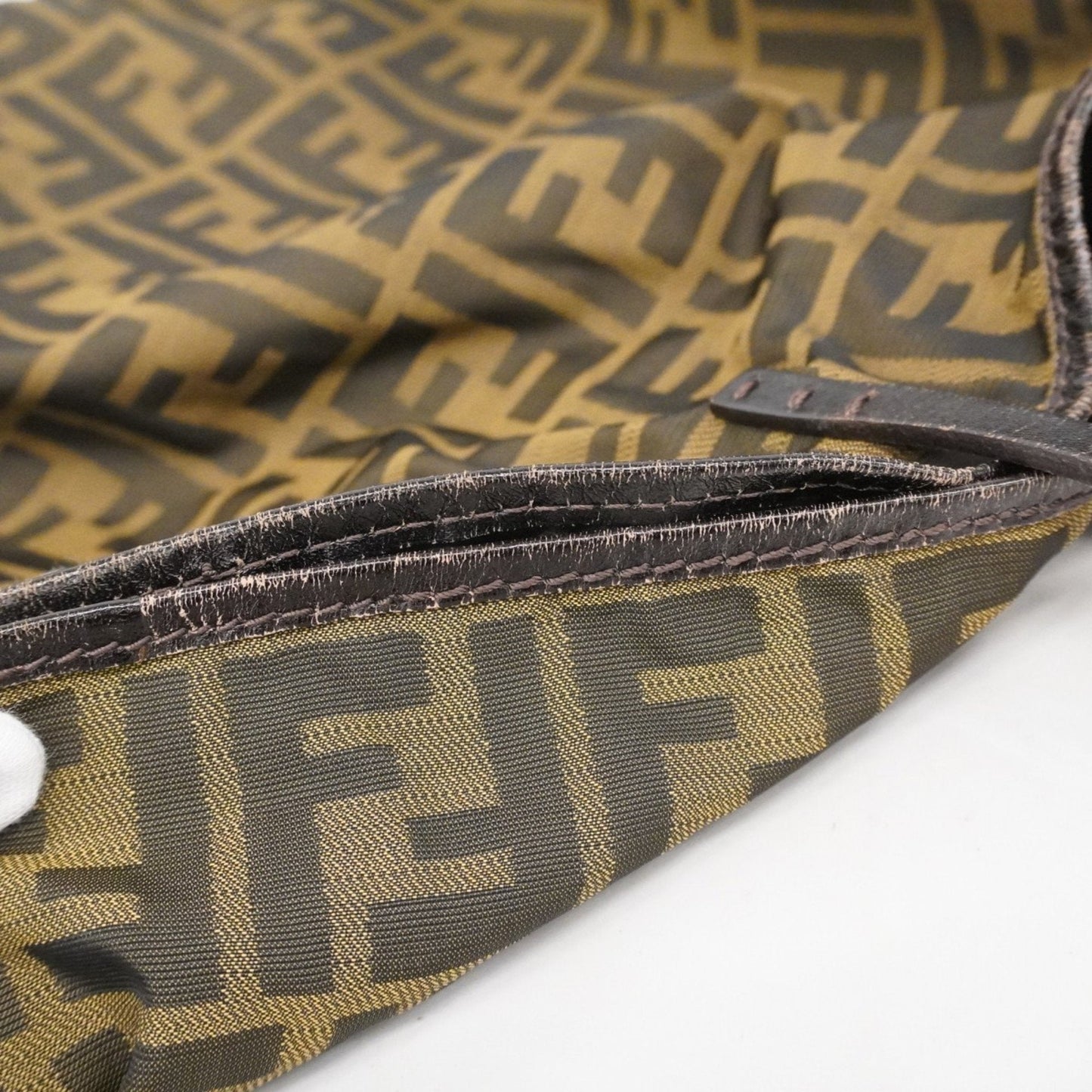 Fendi Brown Nylon Tote Bag (Pre-Owned)