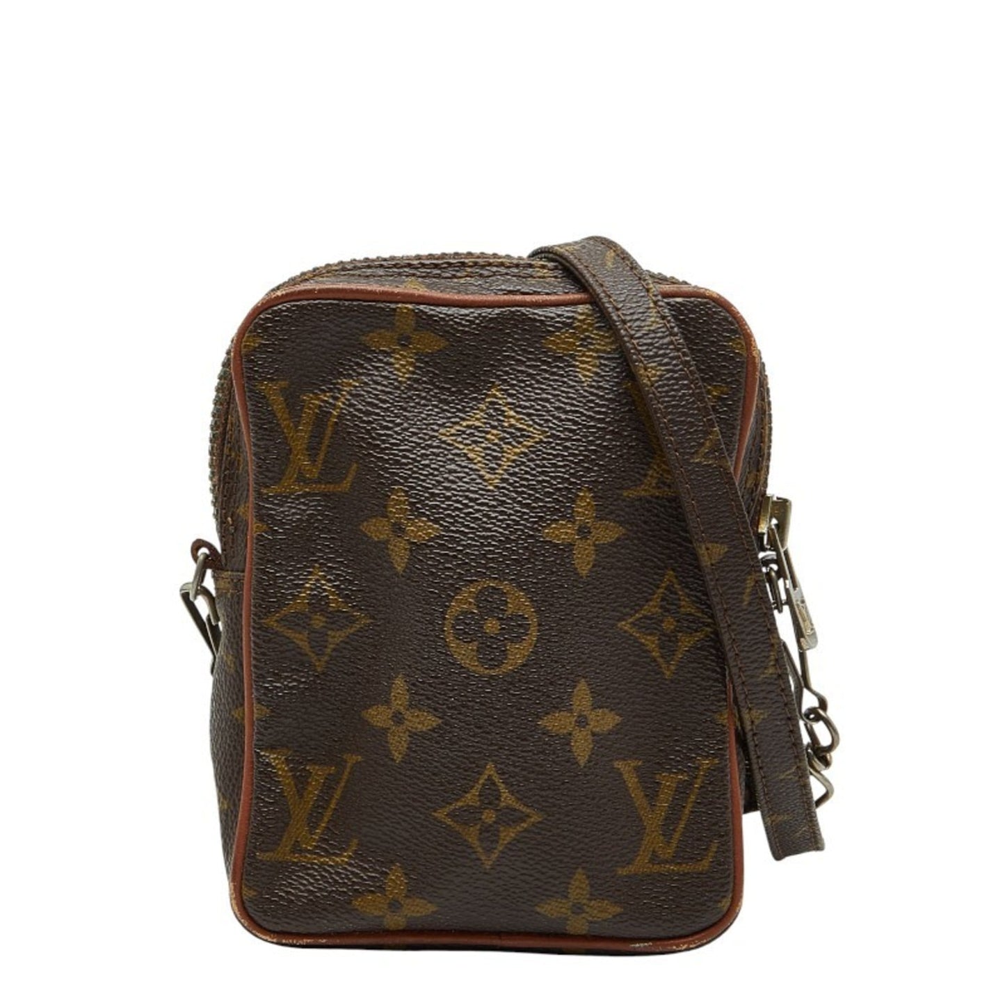 Louis Vuitton Brown Pvc Leather Shoulder Bag (Pre-Owned)