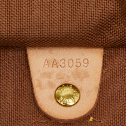 Louis Vuitton Brown Pvc Leather Boston Bag Handbag (Pre-Owned)