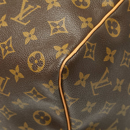 Louis Vuitton Brown Pvc Leather Boston Bag (Pre-Owned)