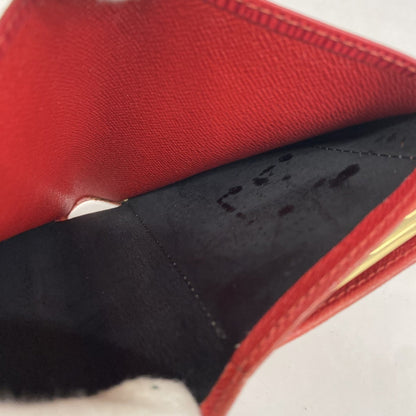 Louis Vuitton Castilian Red Wallet (Bi-Fold) (Pre-Owned)