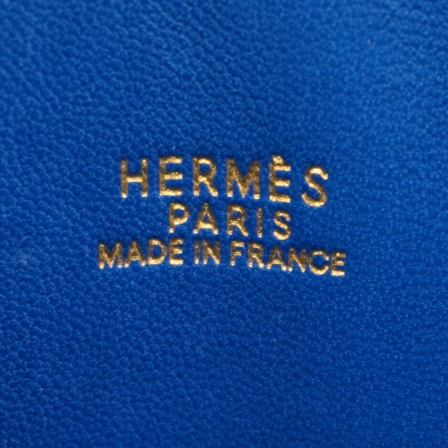 Hermes Blue Ardennes Leather Handbag (Pre-Owned)