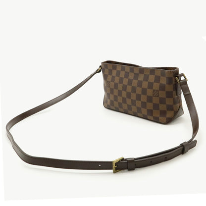 Louis Vuitton Brown Pvc Pochette Shoulder Bag (Pre-Owned)