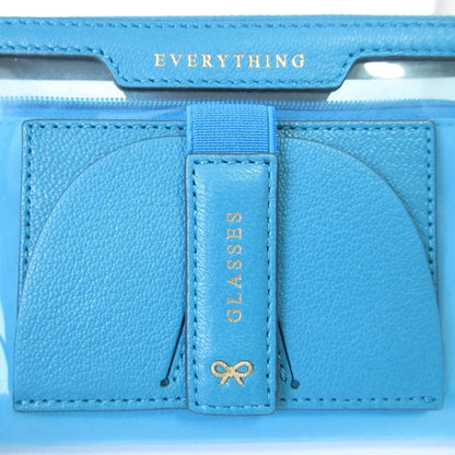 Anya Hindmarch Blue Pochette Pouch Shoulder Bag (Pre-Owned)