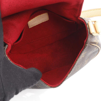 Louis Vuitton Brown Monogram Coated Canvas Leather Shoulder Bag (Pre-Owned)