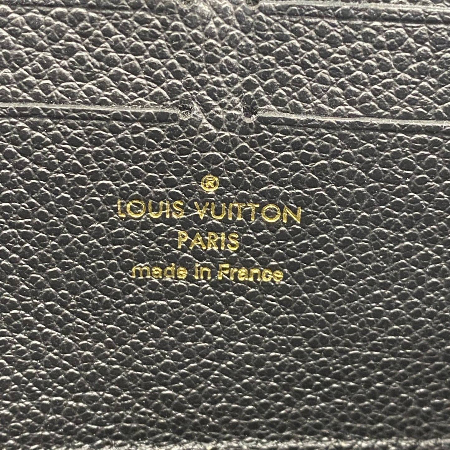 Louis Vuitton Noir Long Wallet (Bi-Fold) (Pre-Owned)