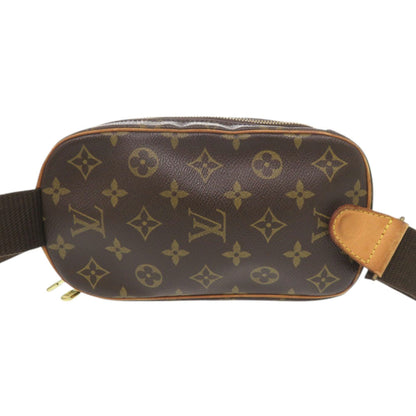 Louis Vuitton Brown Monogram Pochette Sling Bag (Pre-Owned)