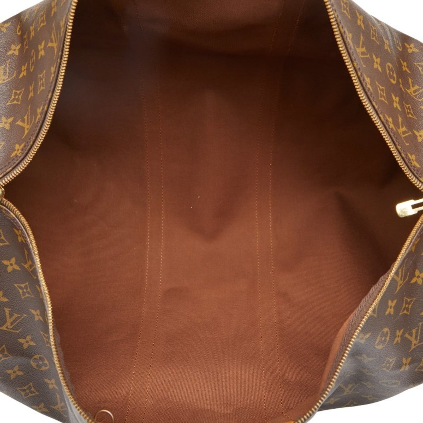 Louis Vuitton Brown Pvc Leather Boston Bag Shoulder Bag (Pre-Owned)