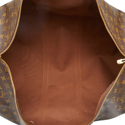 Louis Vuitton Brown Pvc Leather Boston Bag Shoulder Bag (Pre-Owned)