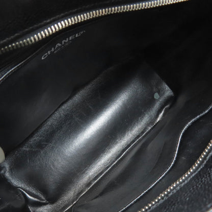 Chanel Black Leather Tote Bag (Pre-Owned)