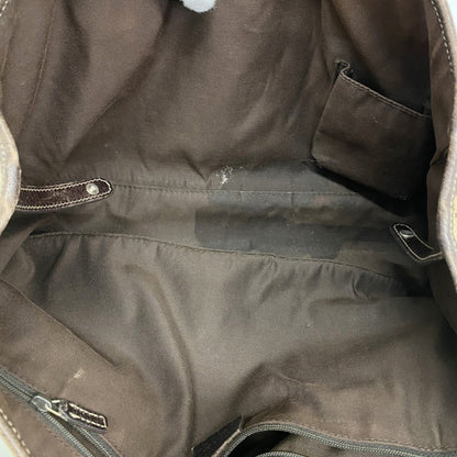 Gucci Brown Canvas Tote Bag (Pre-Owned)