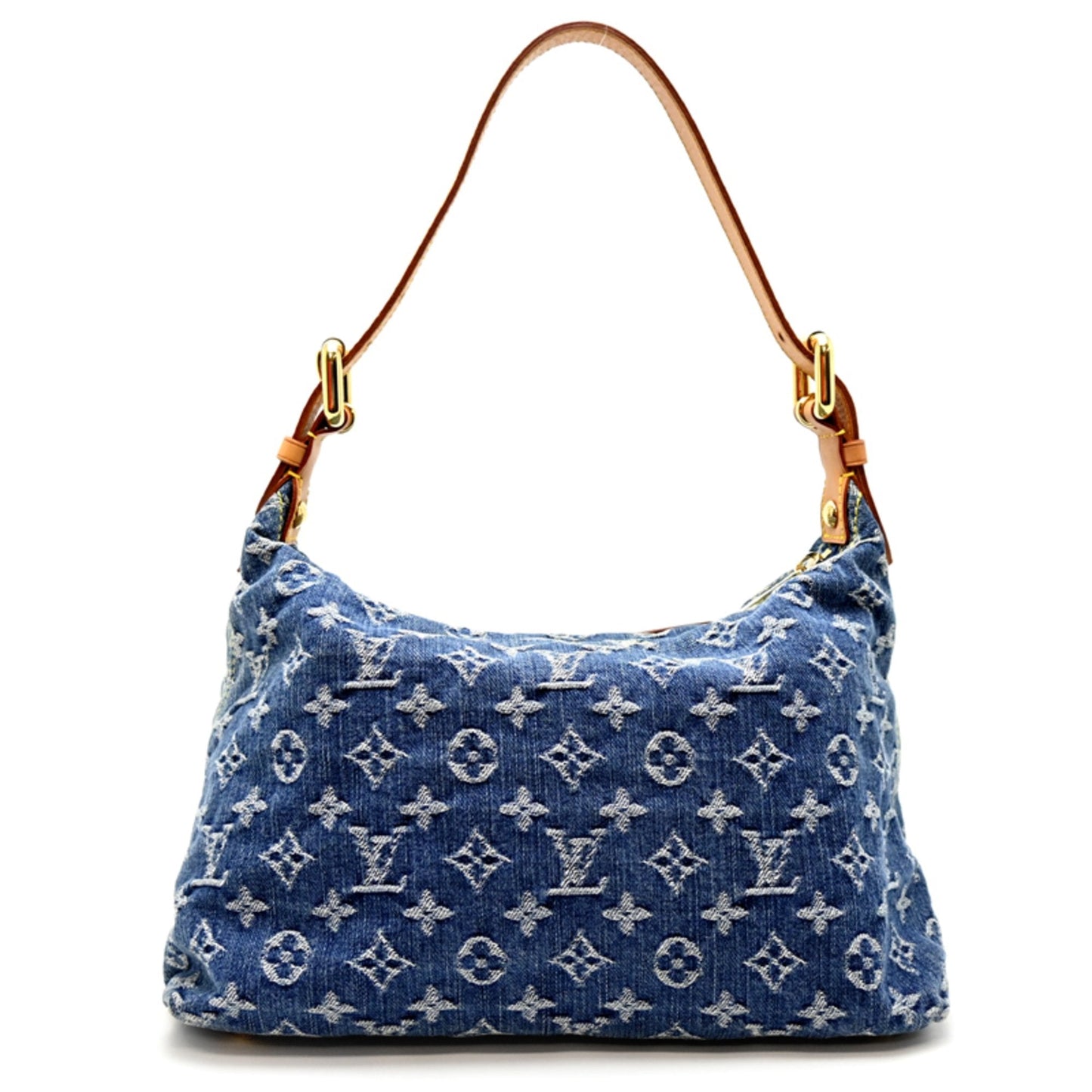 Louis Vuitton Blue Monogram Denim Shoulder Bag (Pre-Owned)