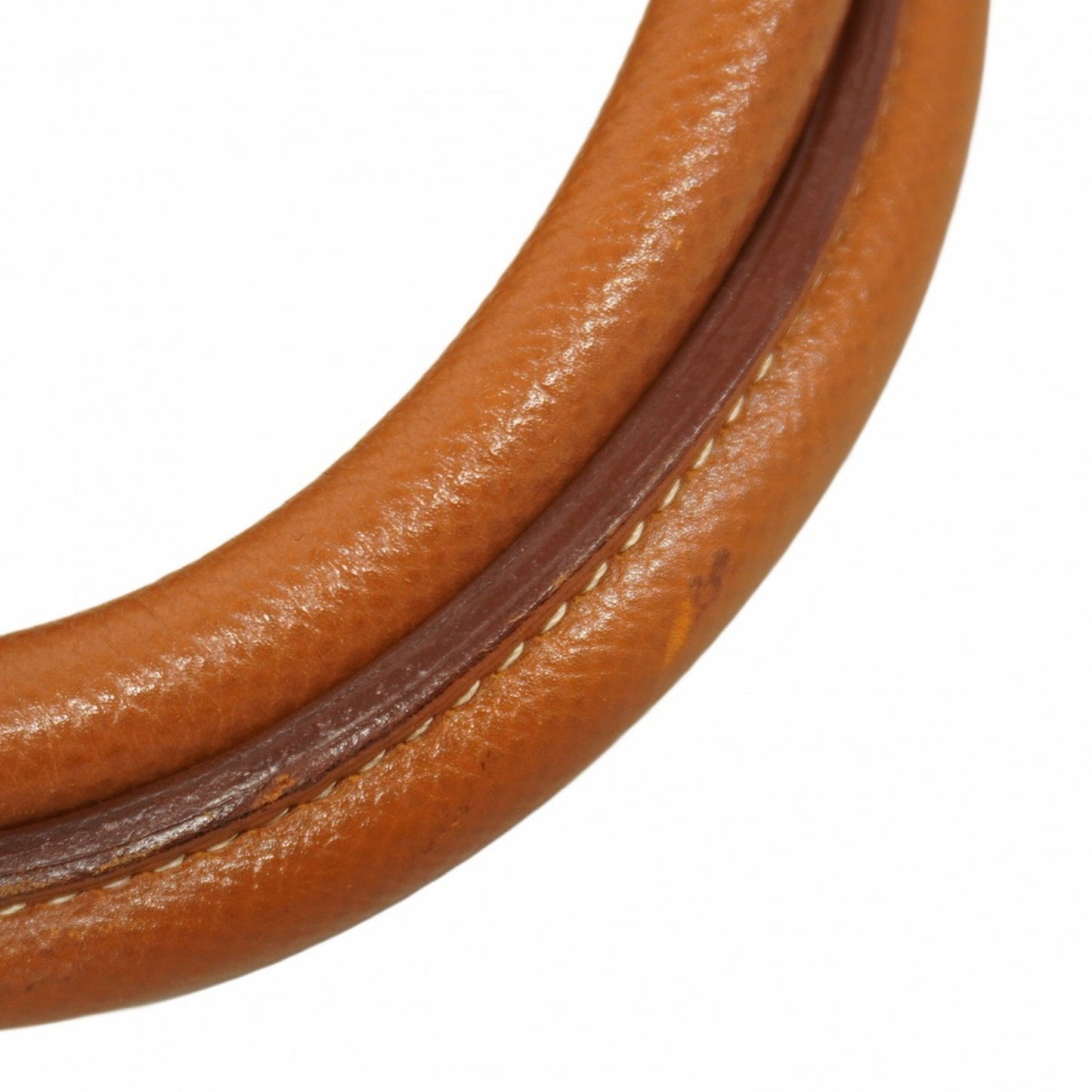 Hermes Gold Courchevel Leather Handbag (Pre-Owned)