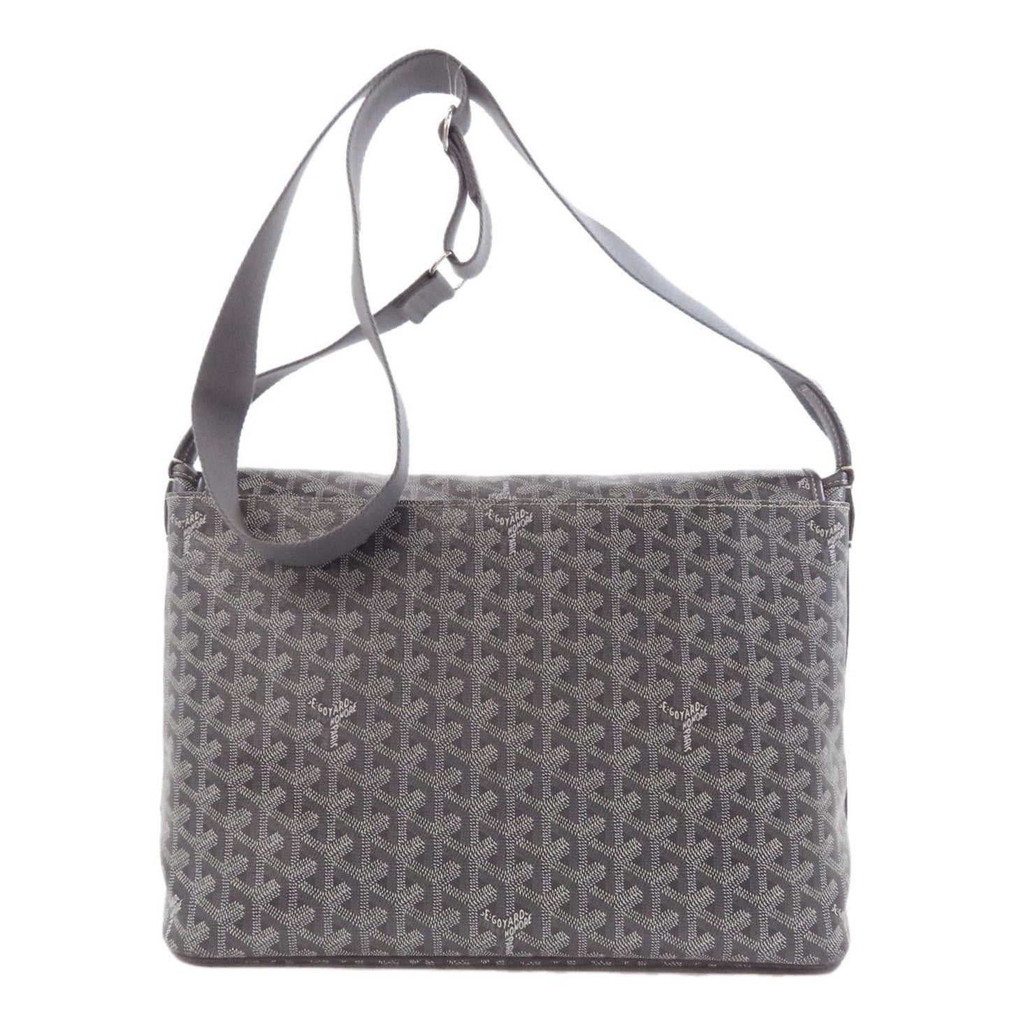 Goyard Gray Coated Canvas Shoulder Bag (Pre-Owned)