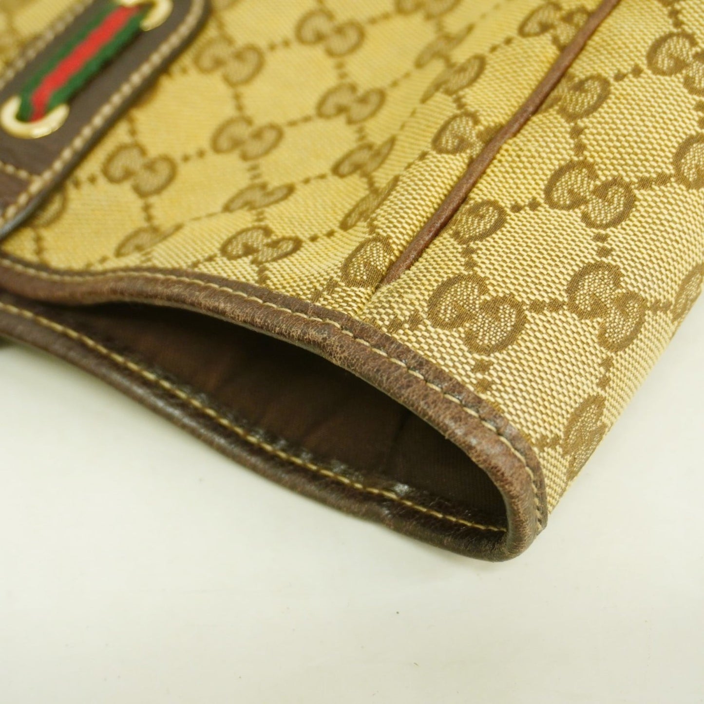 Gucci Brown Canvas Tote Bag (Pre-Owned)