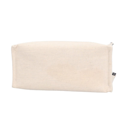 Gucci Beige Navy Canvas Leather Handbag (Pre-Owned)