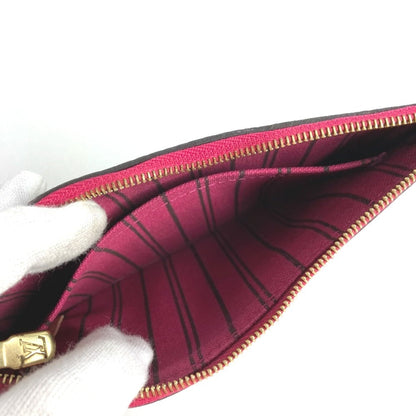 Louis Vuitton Brown Monogram Pink Monogram Clutch Bag Pouch (Pre-Owned)