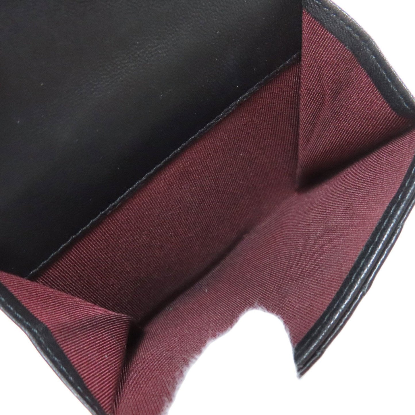 Chanel Matelasse Black Leather Wallet (Bi-Fold) (Pre-Owned)