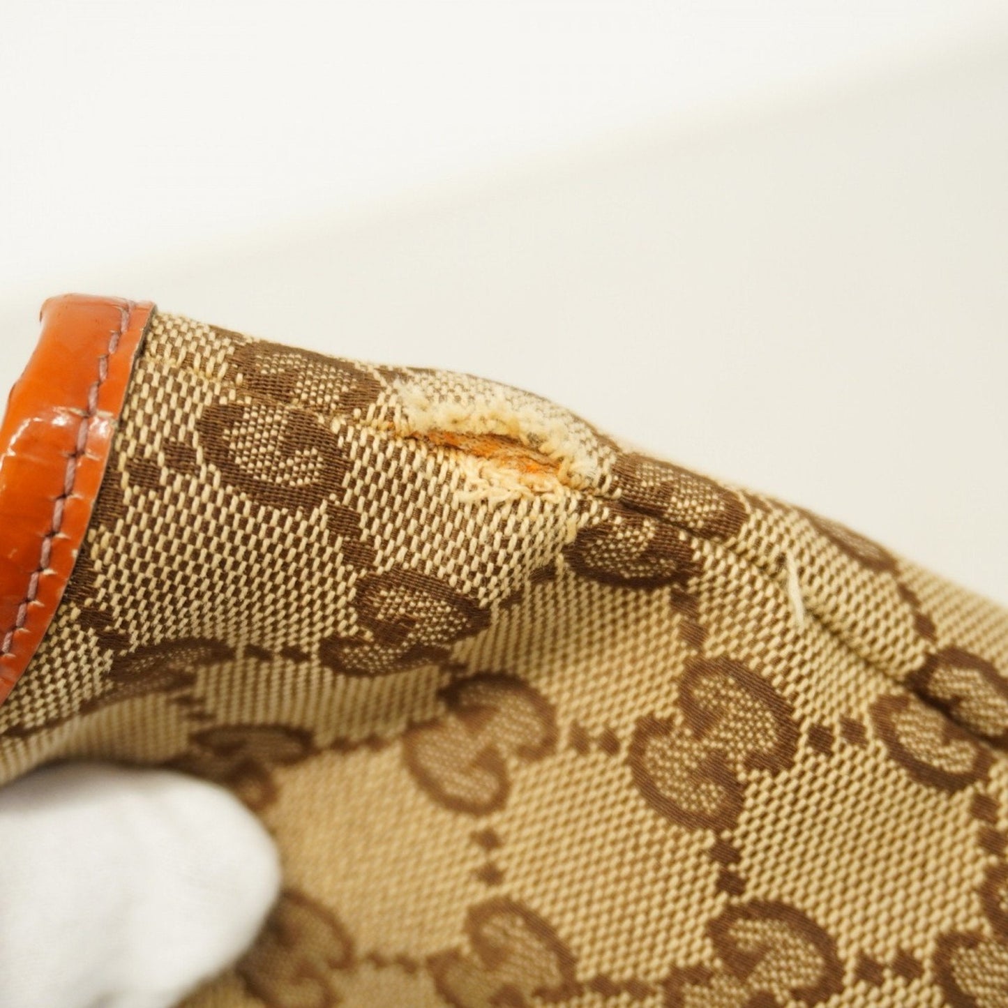 Gucci Brown Canvas Tote Bag (Pre-Owned)