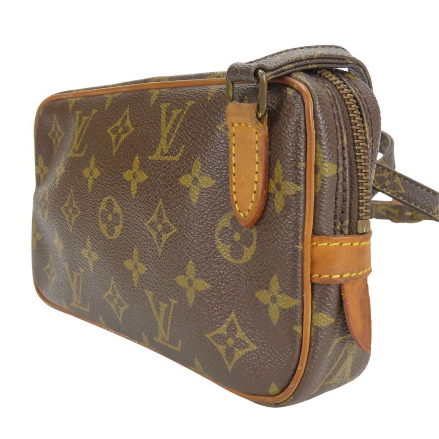 Louis Vuitton Brown Monogram Pochette Shoulder Bag (Pre-Owned)