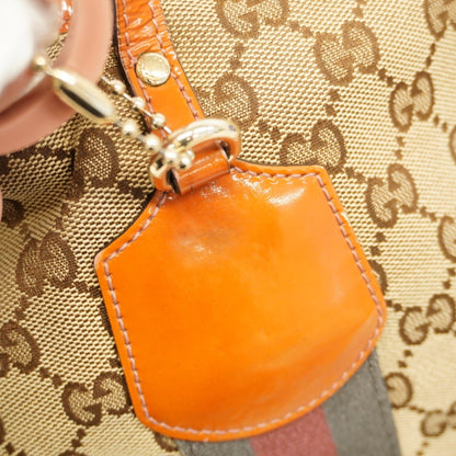 Gucci Brown Canvas Tote Bag (Pre-Owned)