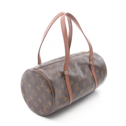 Louis Vuitton Brown Pvc Coated Canvas Leather Handbag (Pre-Owned)