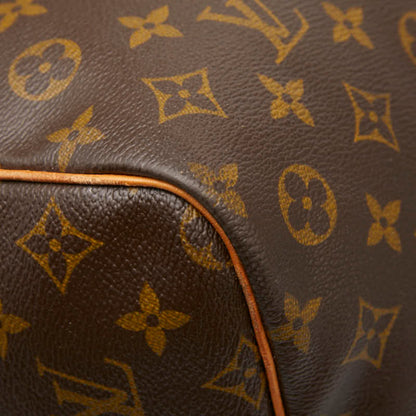 Louis Vuitton Brown Pvc Leather Boston Bag Shoulder Bag (Pre-Owned)