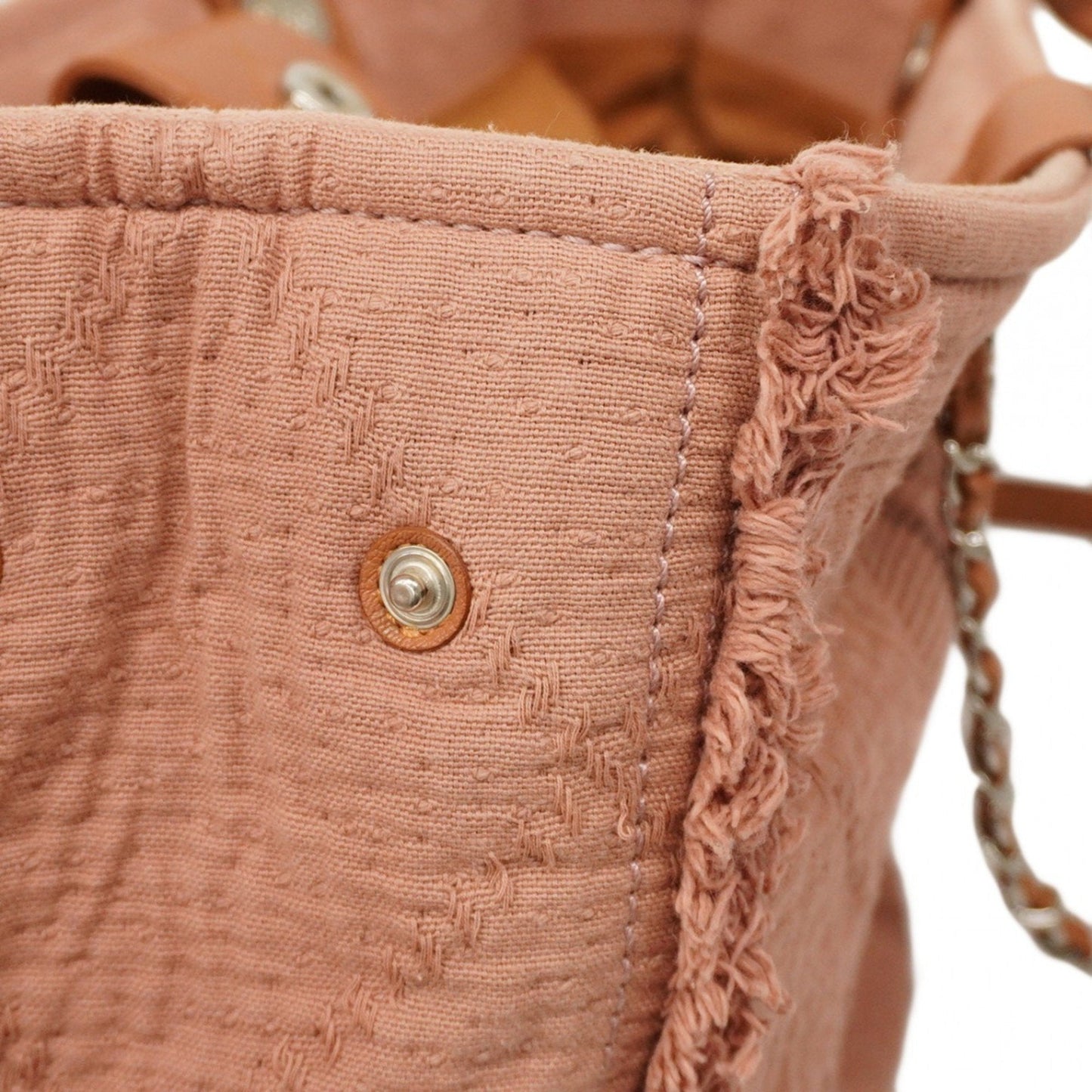 Chanel Pink Canvas Tote Bag (Pre-Owned)