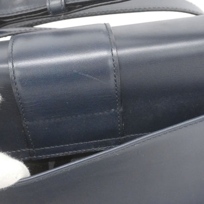 Salvatore Ferragamo Black Leather Shoulder Bag (Pre-Owned)