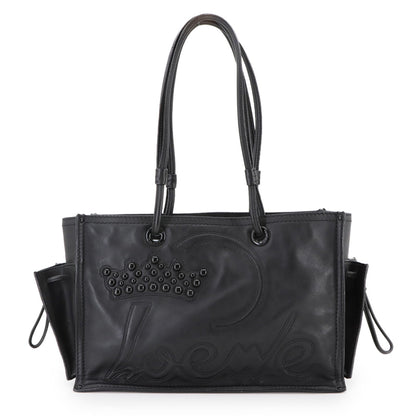 Loewe Black Leather Tote Bag (Pre-Owned)