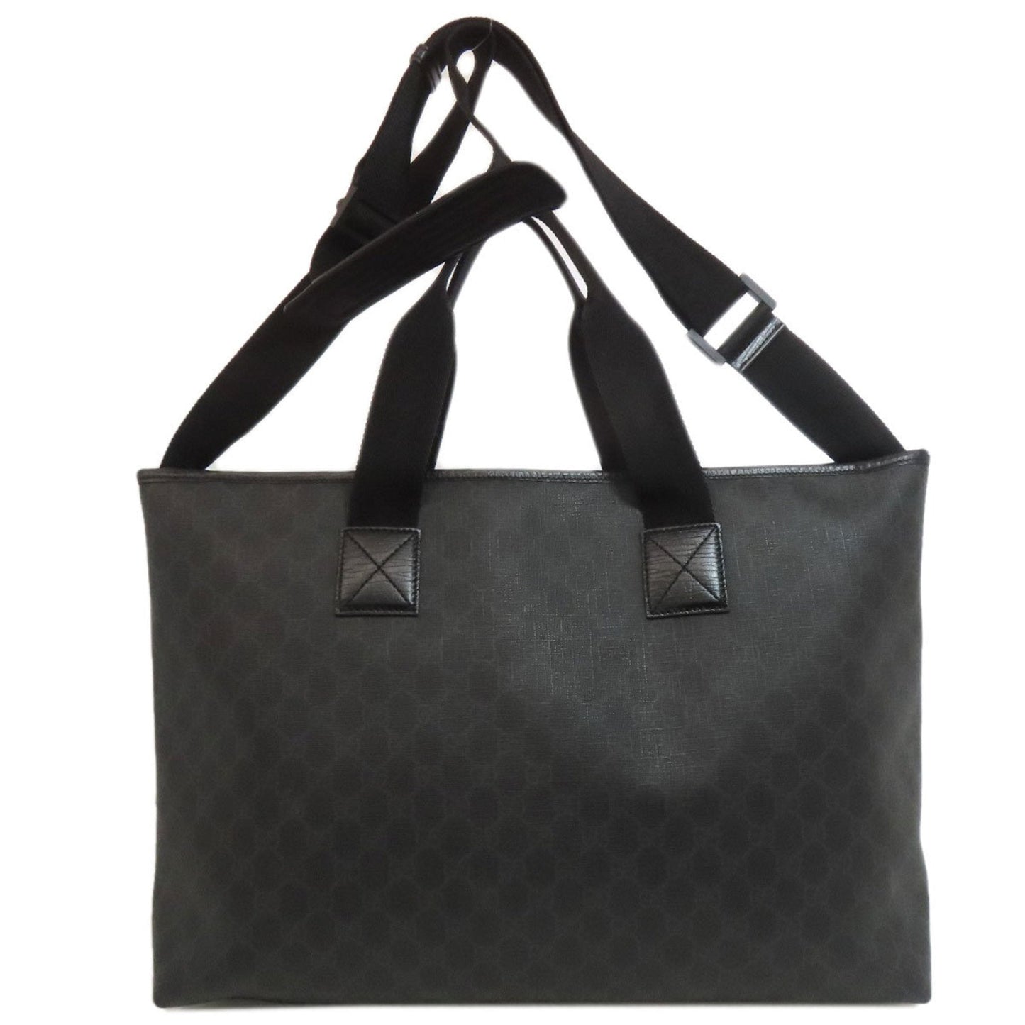 Gucci Black Pvc Tote Bag (Pre-Owned)