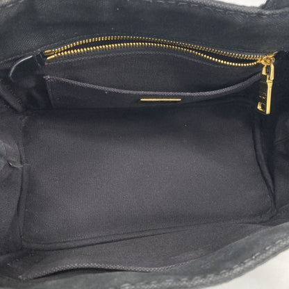 Prada Black Canvas Tote Bag (Pre-Owned)