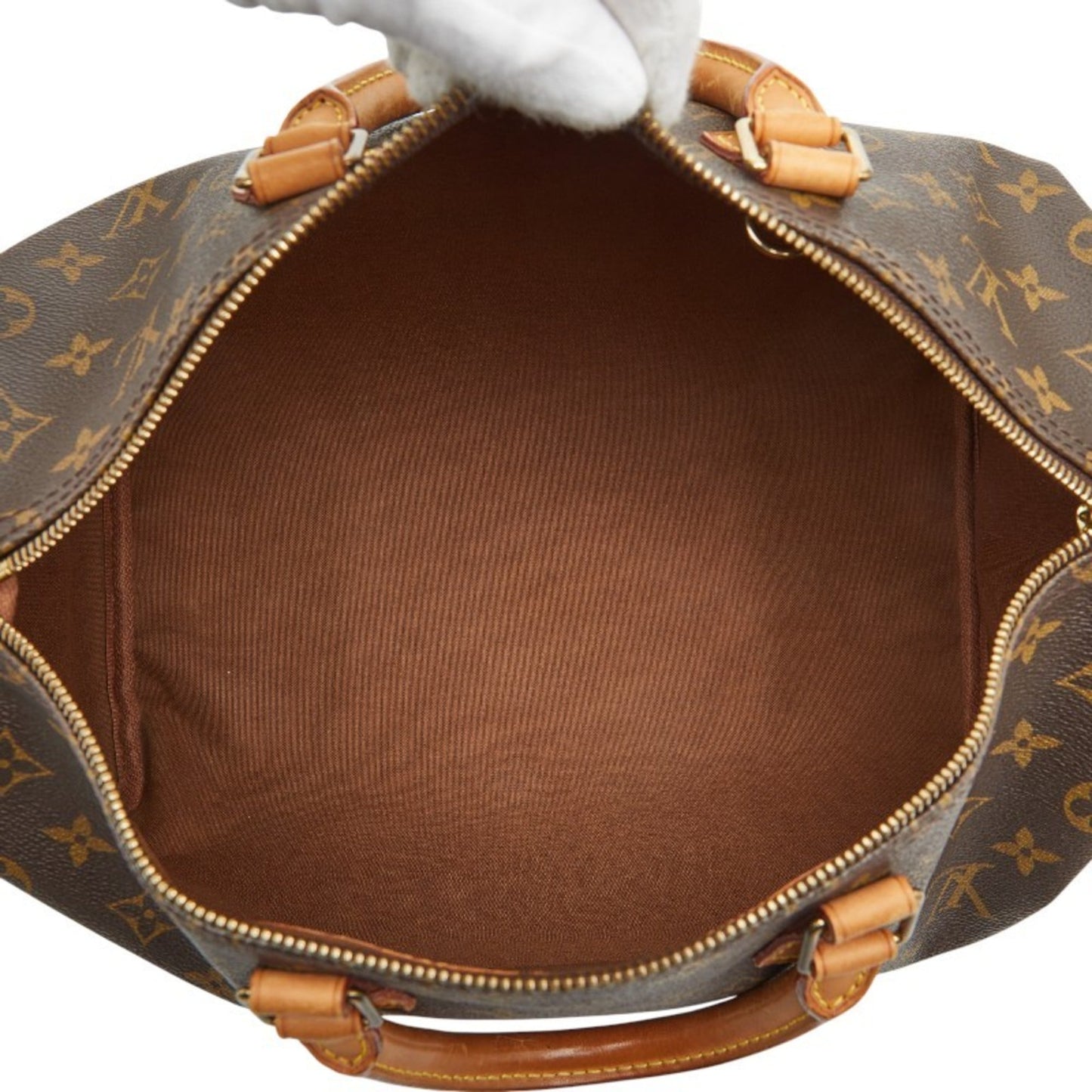 Louis Vuitton Brown Pvc Leather Boston Bag Handbag (Pre-Owned)