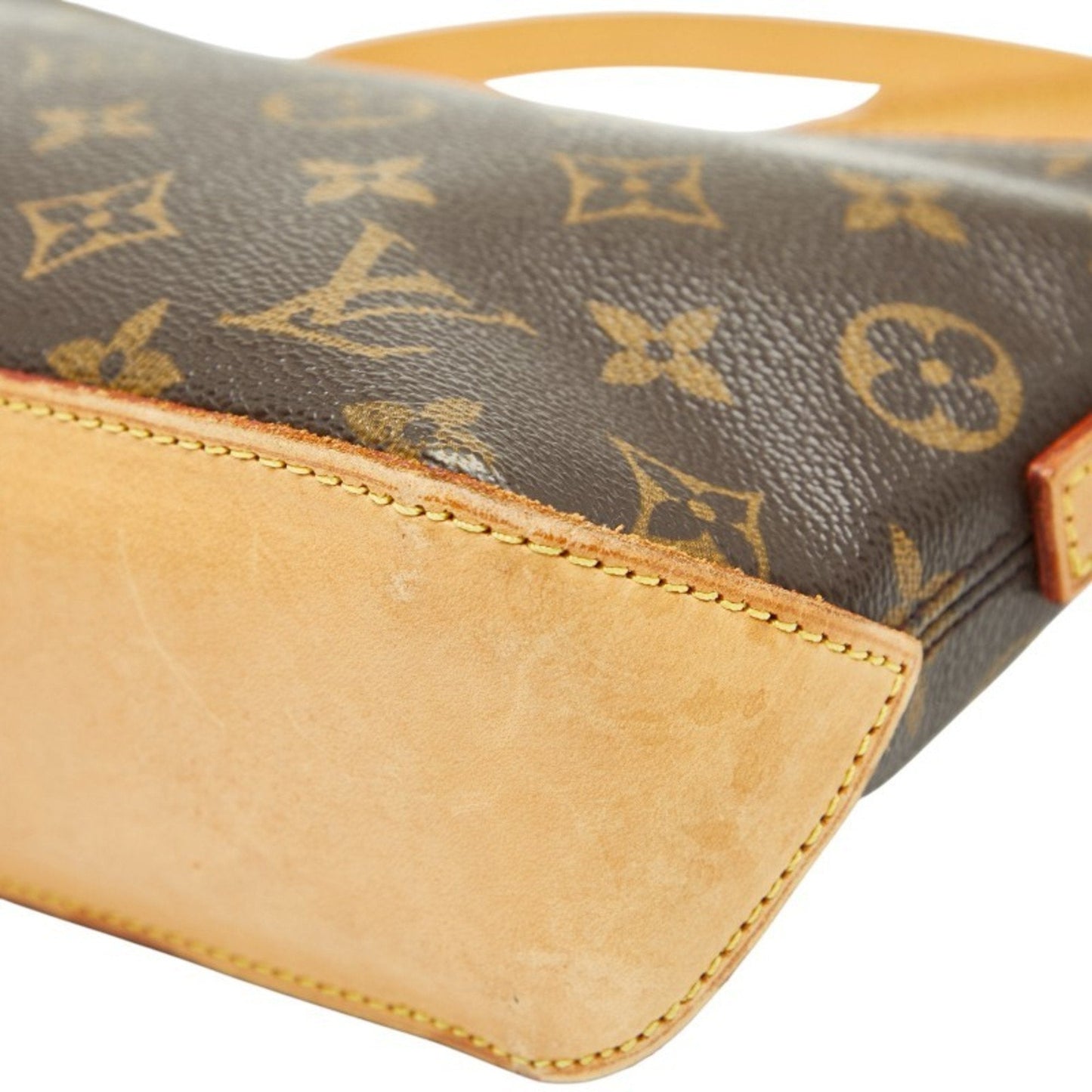 Louis Vuitton Brown Pvc Leather Shoulder Bag (Pre-Owned)