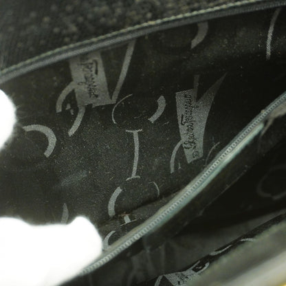 Salvatore Ferragamo Black Leather Tote Bag (Pre-Owned)