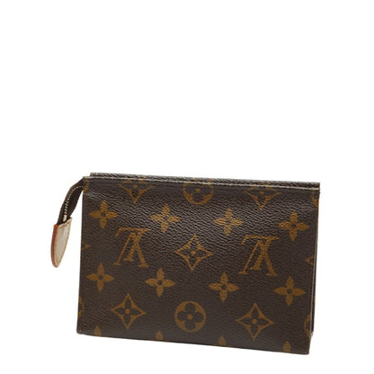 Louis Vuitton Brown Pvc Leather Pochette Pouch (Pre-Owned)