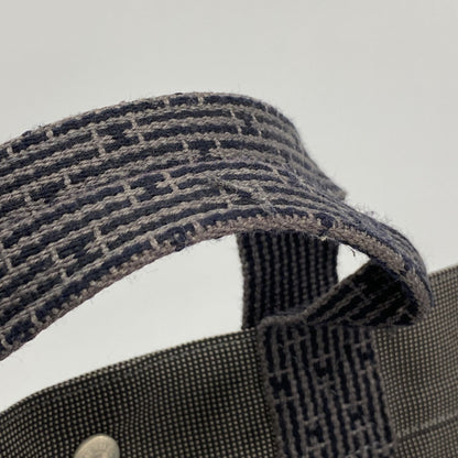 Hermes Gray Canvas Tote Bag (Pre-Owned)