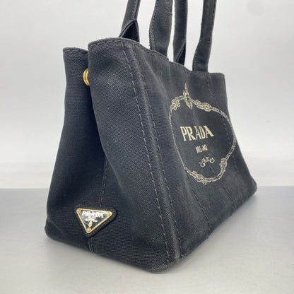 Prada Black Canvas Tote Bag (Pre-Owned)