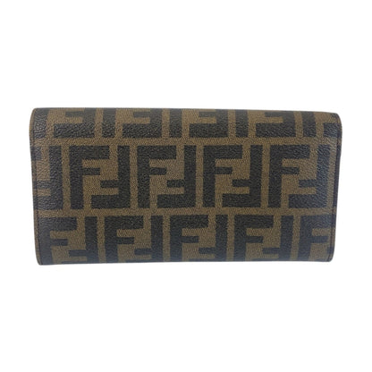 Fendi Brown Pvc Long Wallet (Bi-Fold) (Pre-Owned)