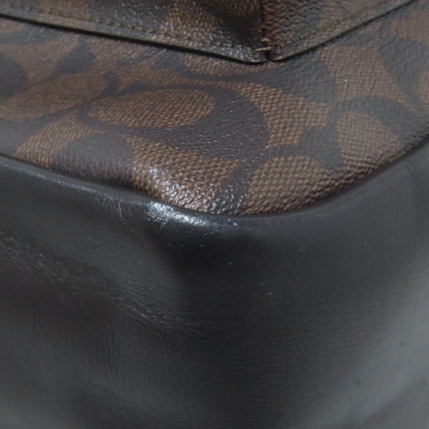 Coach Black Brown Pvc Leather Backpack (Pre-Owned)