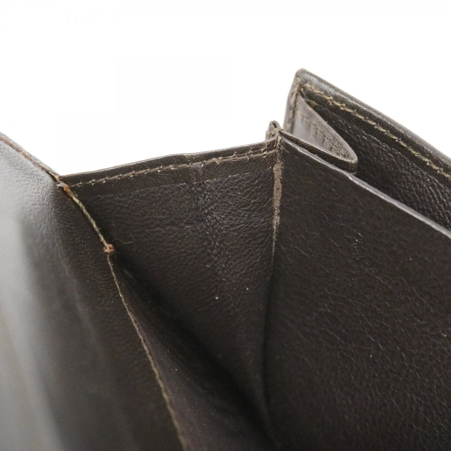 Gucci Brown Canvas Long Wallet (Bi-Fold) (Pre-Owned)