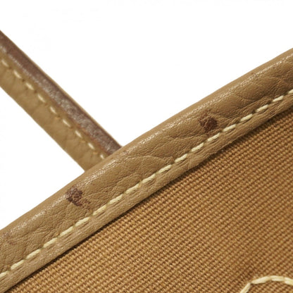 Hermes Etoupe Gray Toile Officier Tote Bag (Pre-Owned)