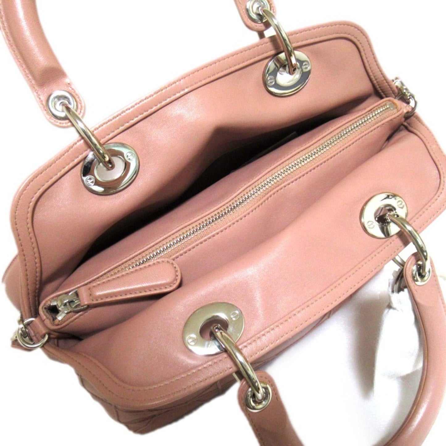 Christian Dior Pink Handbag Shoulder Bag (Pre-Owned)