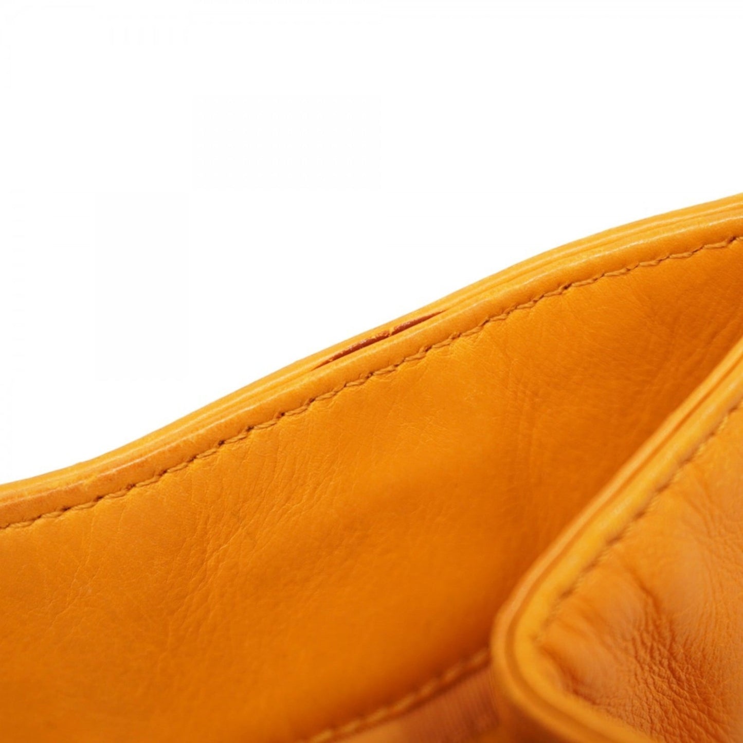 Chanel Orange Leather Tote Bag (Pre-Owned)