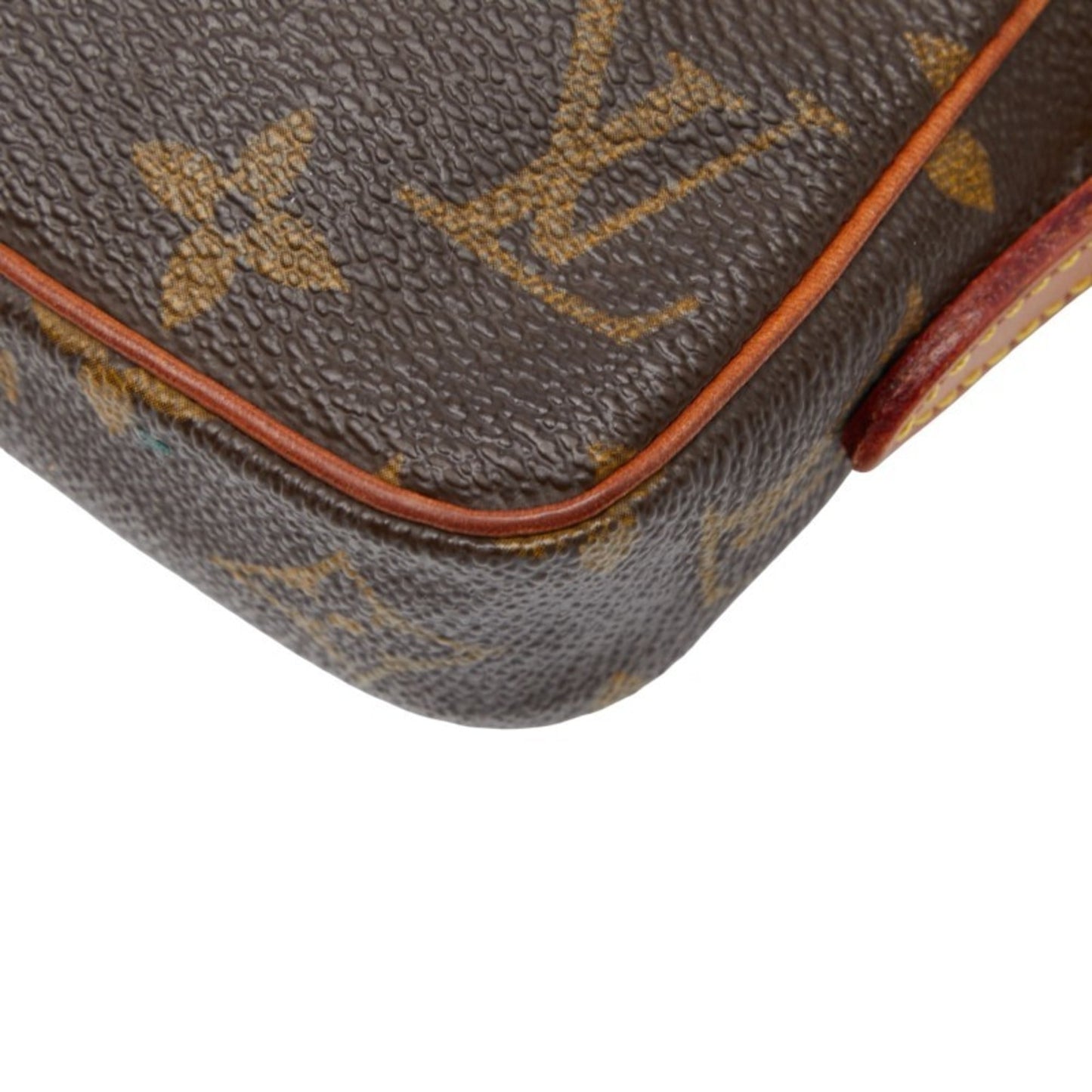 Louis Vuitton Brown Pvc Leather Shoulder Bag (Pre-Owned)