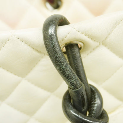 Chanel White Leather Tote Bag (Pre-Owned)